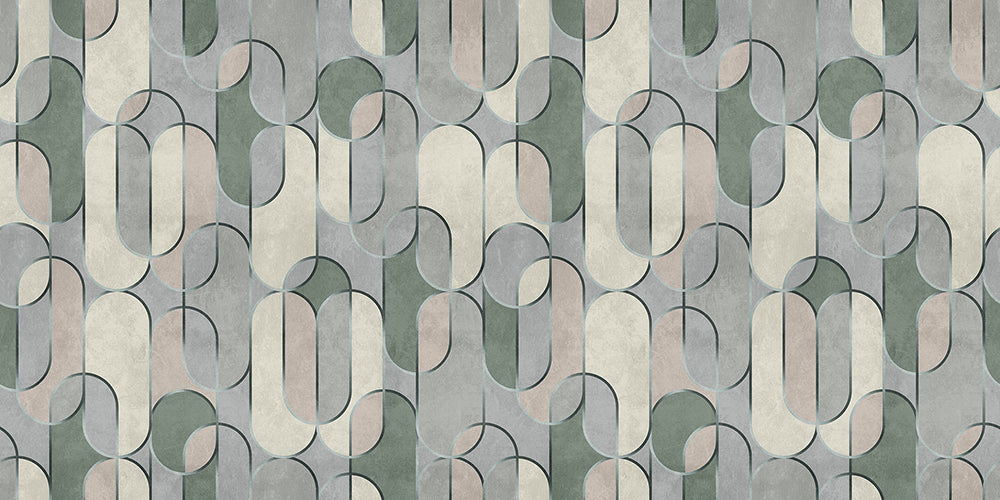 Walls by Patel 3 - Ritz Retro digital print AS Creation Grey   DD122328