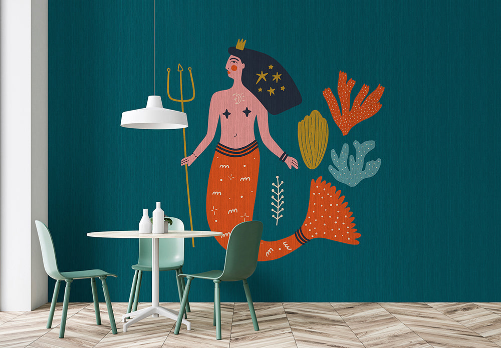 Walls by Patel 3 - Down Under Mermaid digital print AS Creation    