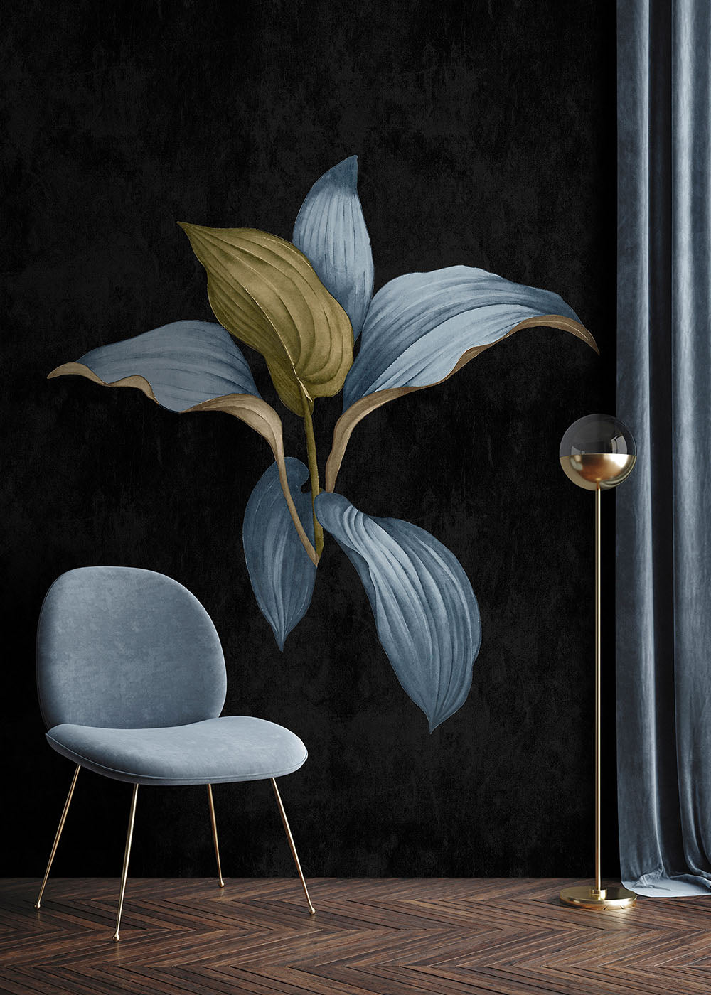 Walls by Patel 3 - Fiji Calathea digital print AS Creation    