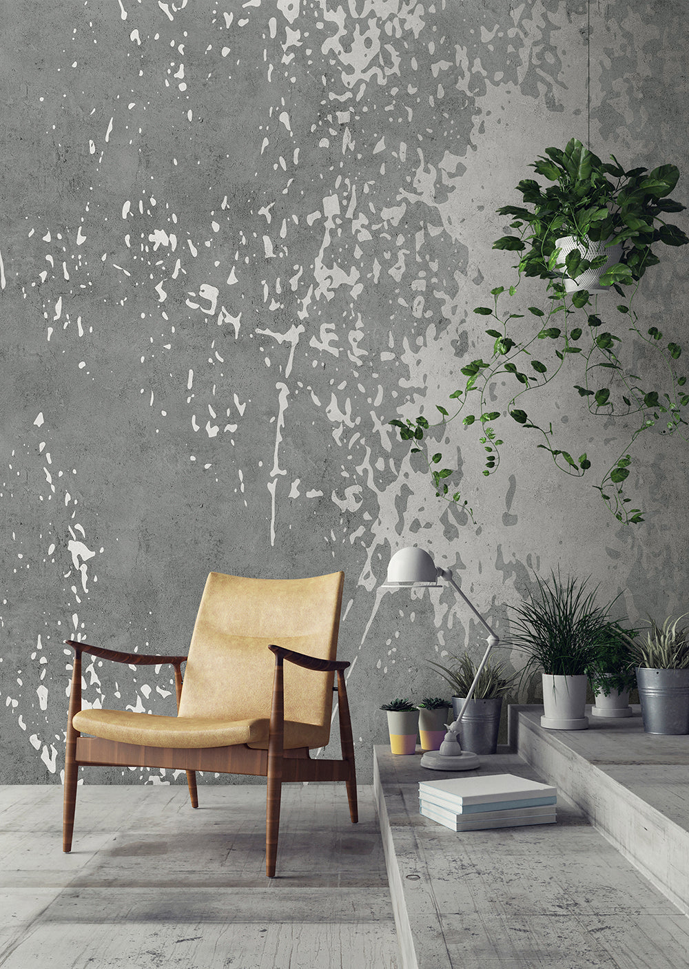Walls by Patel 3 - Vintage Wall digital print AS Creation    