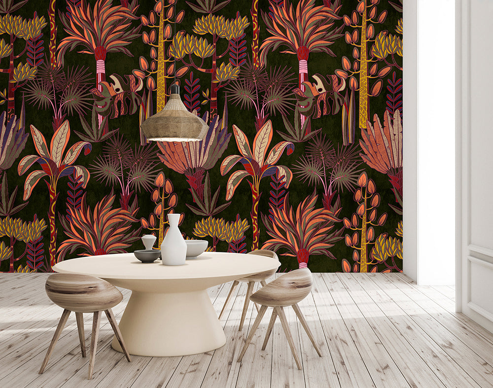 Walls by Patel 3 - Lagos Jungle digital print AS Creation    