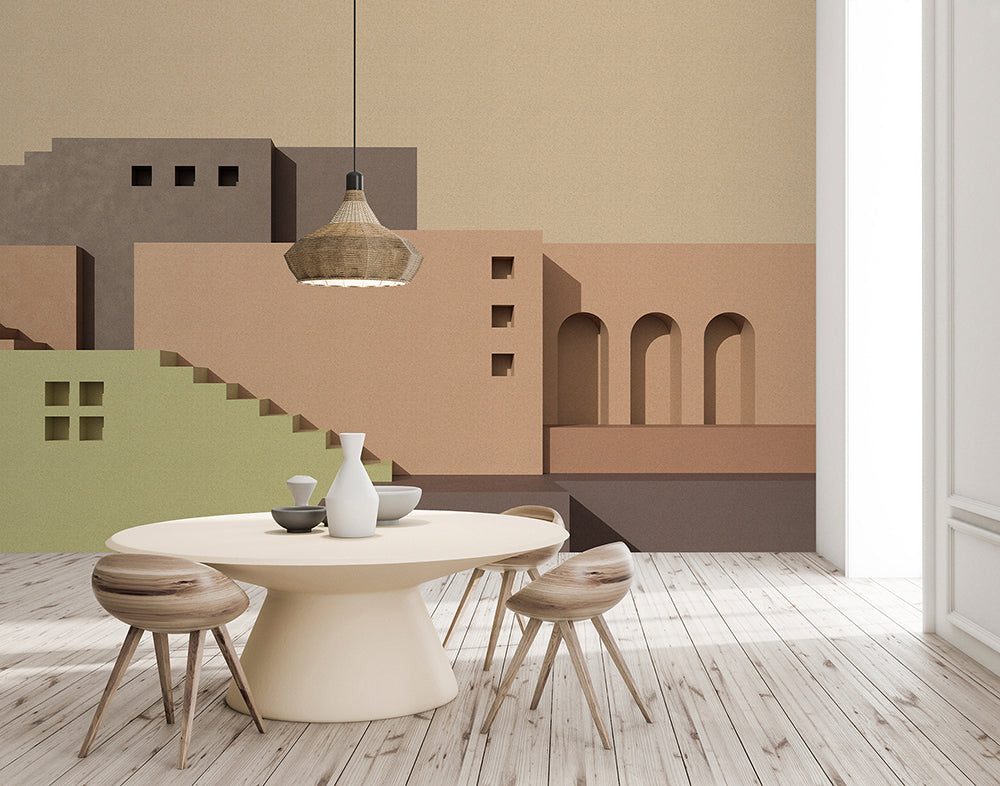 Walls by Patel 3 - Tanger Dessert digital print AS Creation    