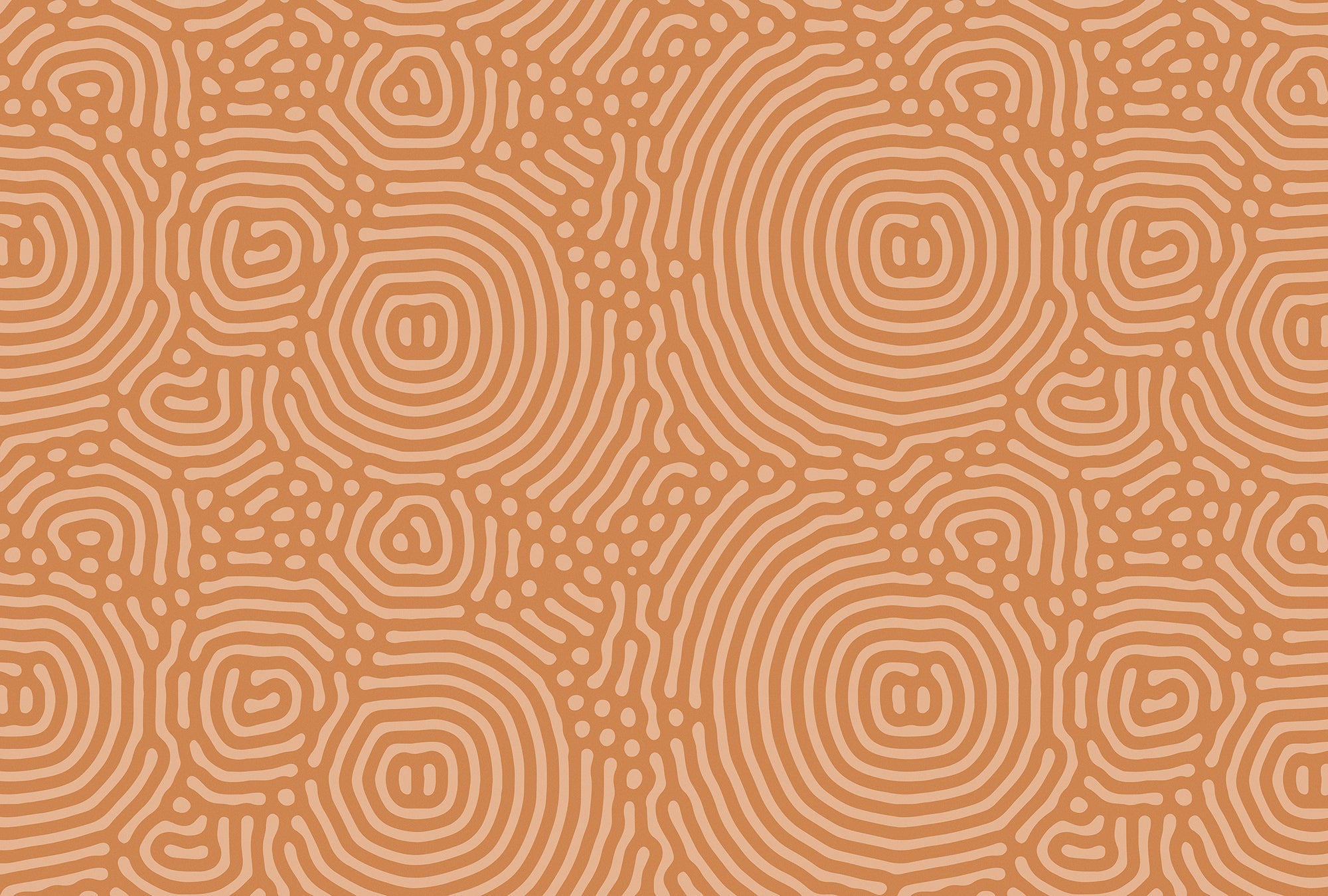 Walls by Patel 3 - Sahel Maze Orange digital print AS Creation Orange   DD122848