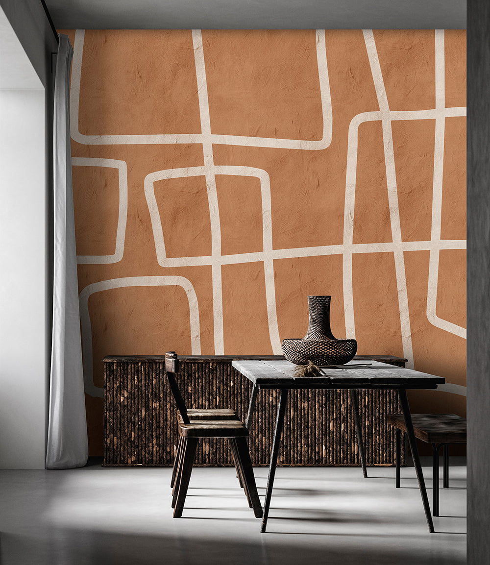 Walls by Patel 3 - Serengeti Orange digital print AS Creation    