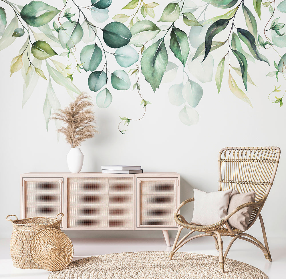 Designwalls 2 - Aguarell Leaves digital print AS Creation    