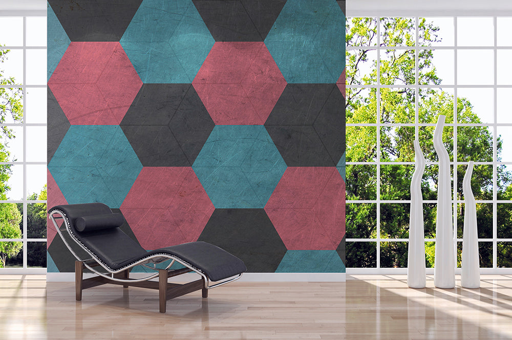 Designwalls 2 - Vintage Hexagon digital print AS Creation    