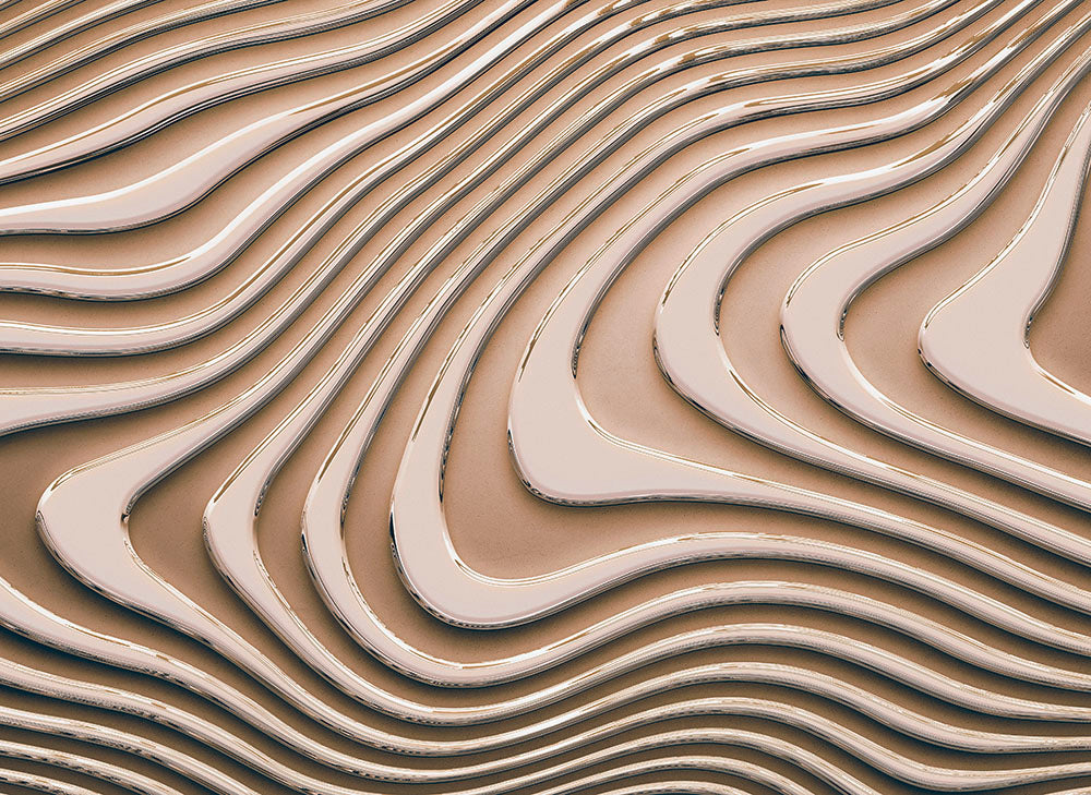 Designwalls 2 - Geometric Wave digital print AS Creation Beige   DD123583