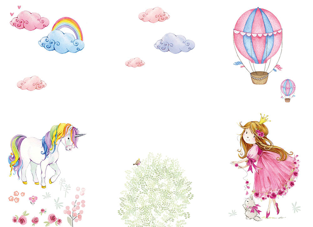Designwalls 2 - Unicorn Princess digital print AS Creation Pink   DD123617