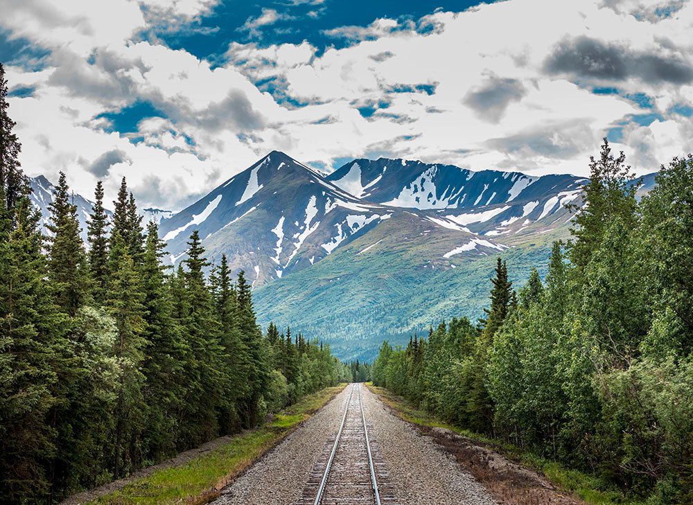 Designwalls 2 - Mountain Road digital print AS Creation Green   DD123691