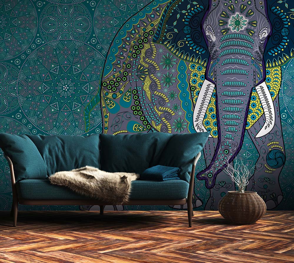 The Wall - Decorated Elephant smart walls AS Creation    