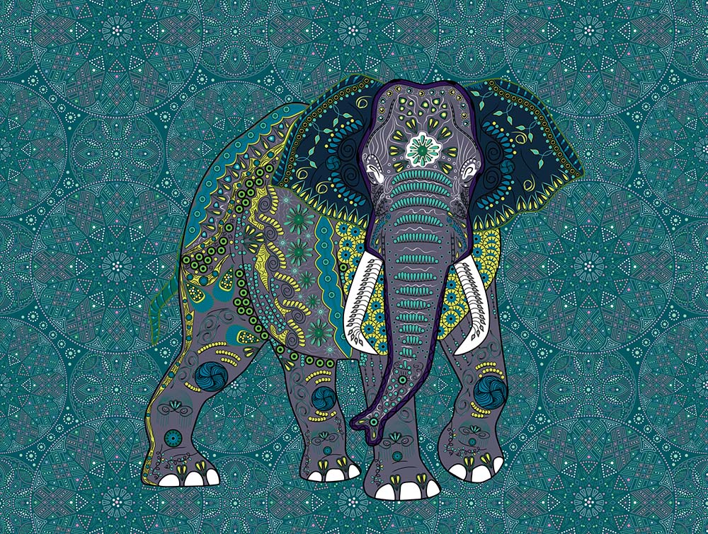 The Wall - Decorated Elephant smart walls AS Creation    