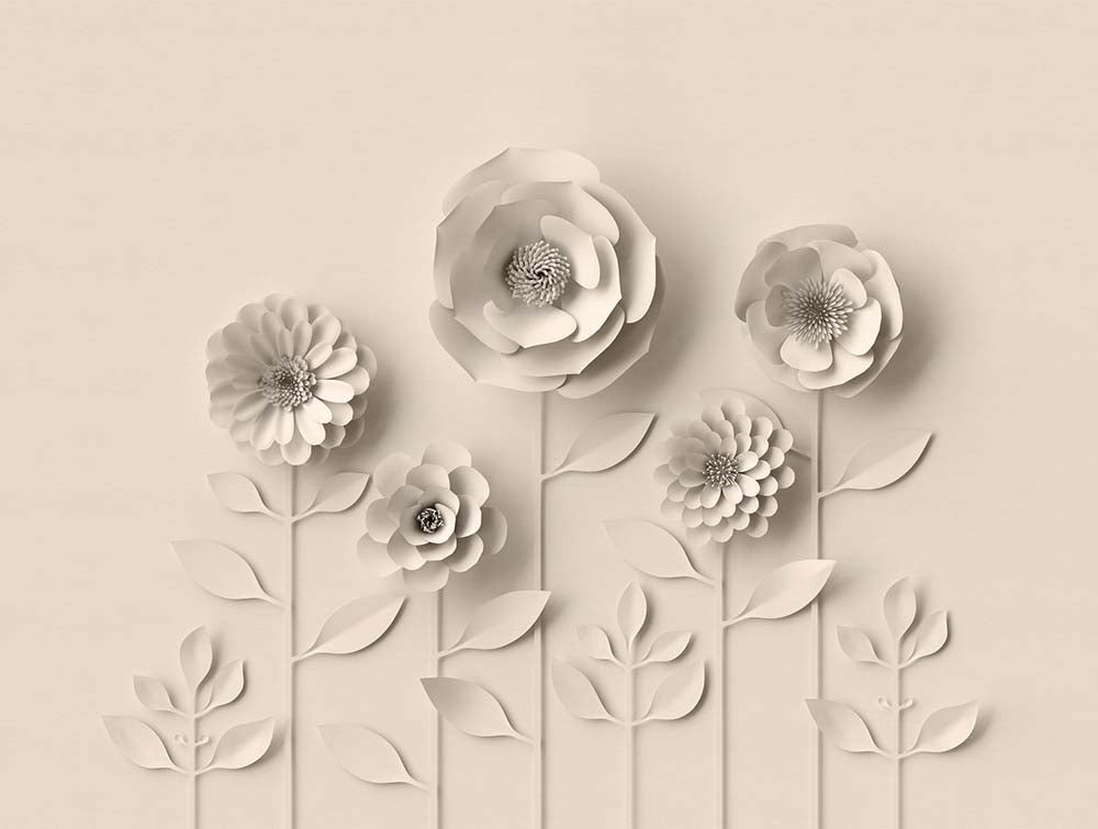 The Wall - Embossed Flowers smart walls AS Creation    