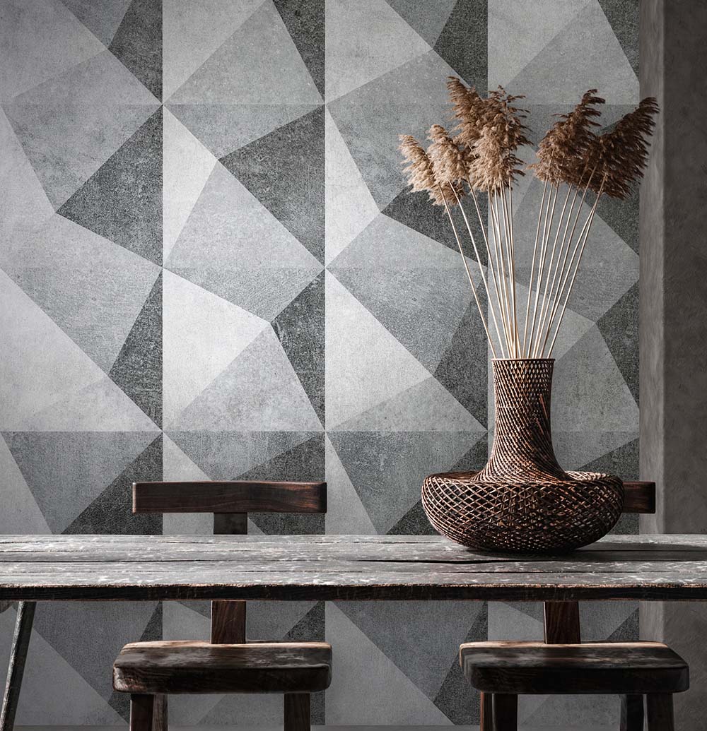 The Wall - Embossed Triangles – eurowalls™