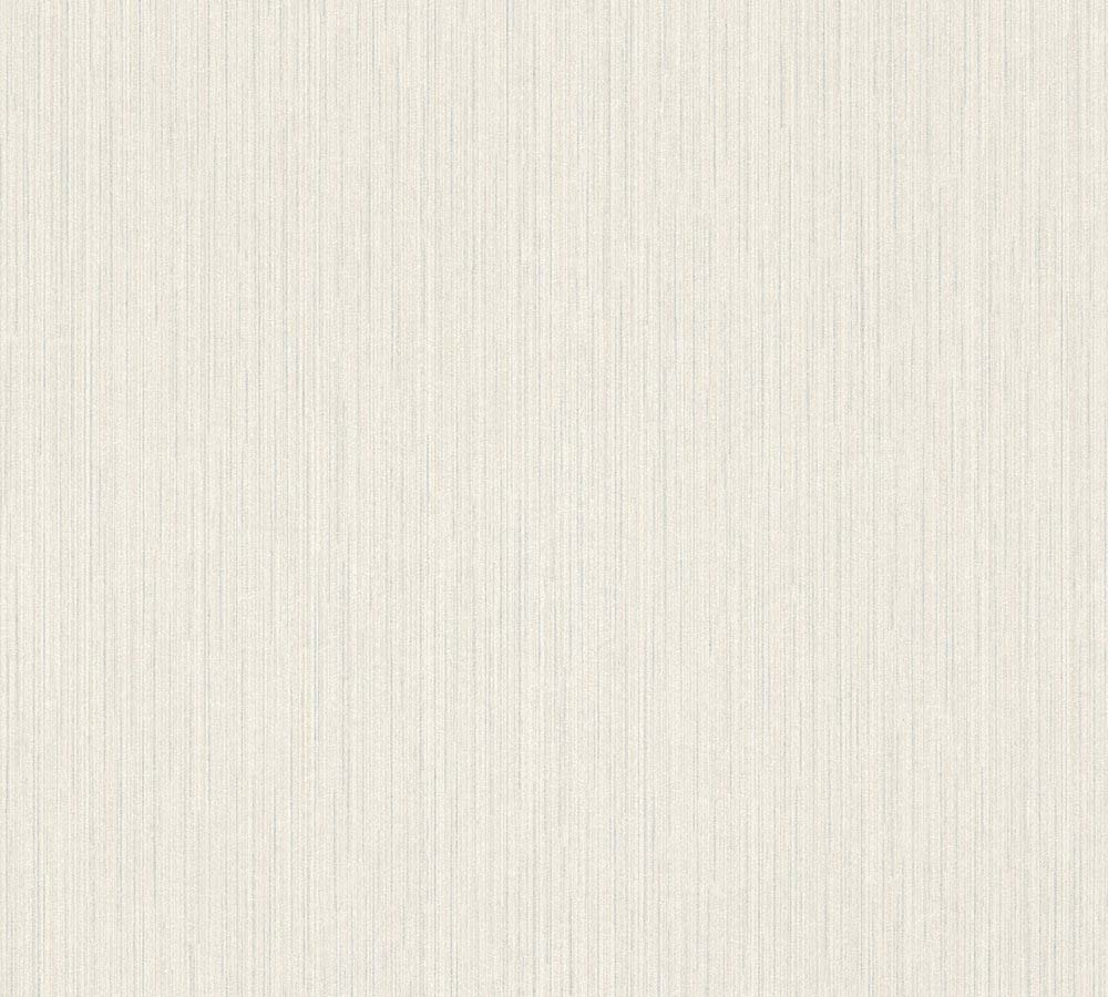 Villa - Fine Lines plain wallpaper AS Creation Roll White  375597