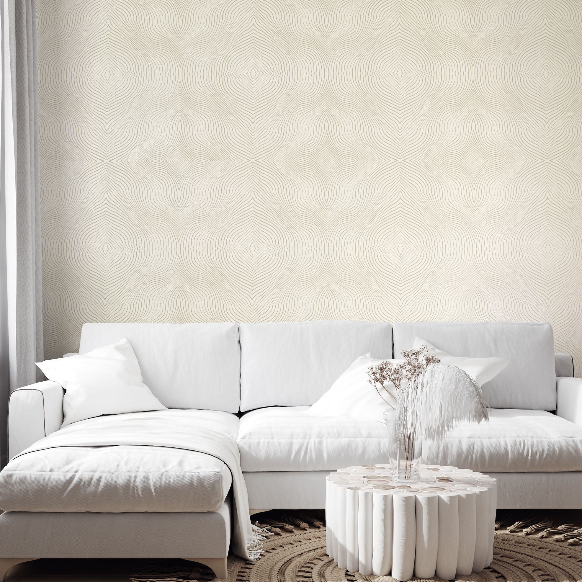 Slow Living - Flow geometric wallpaper Hohenberger    