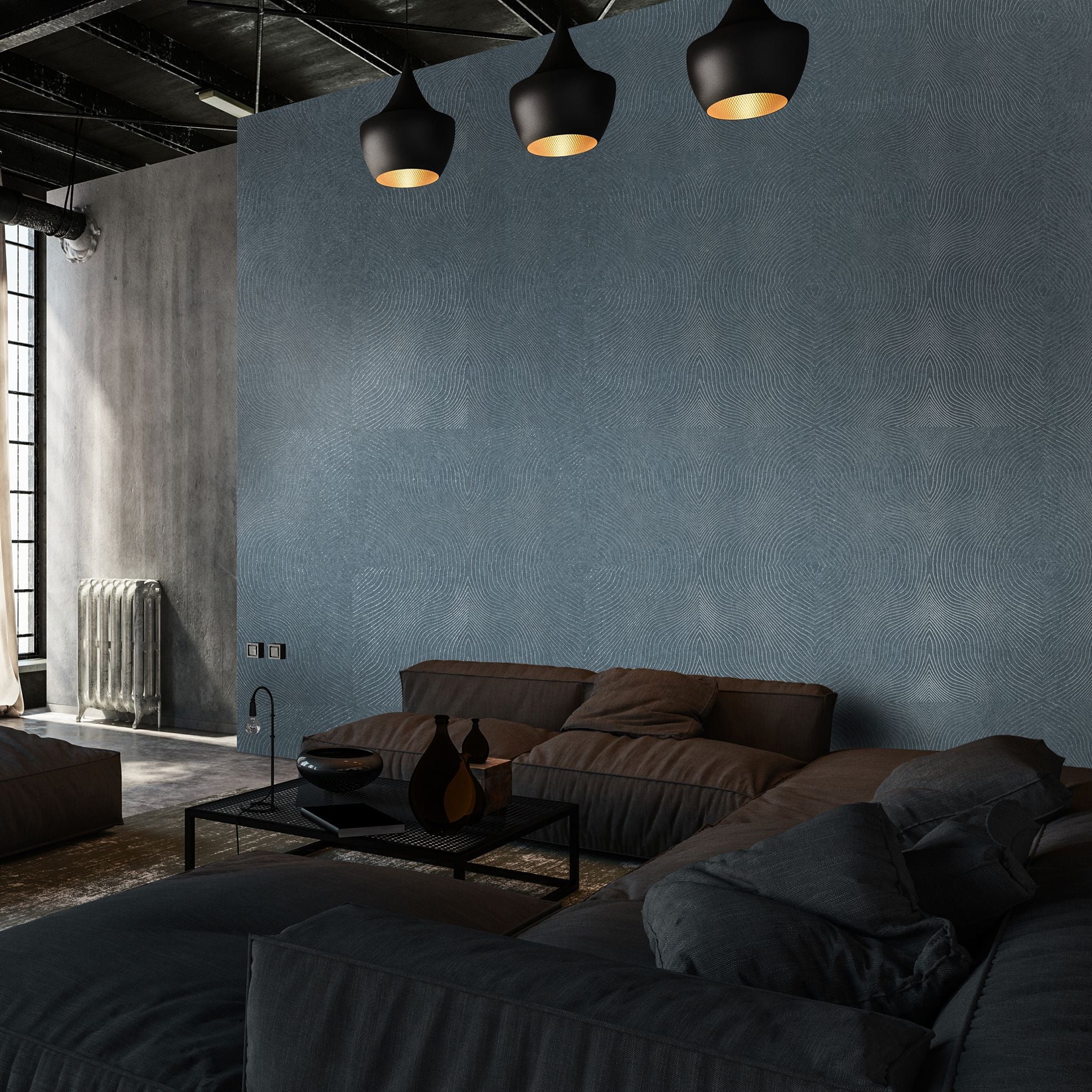 Slow Living - Flow geometric wallpaper Hohenberger    