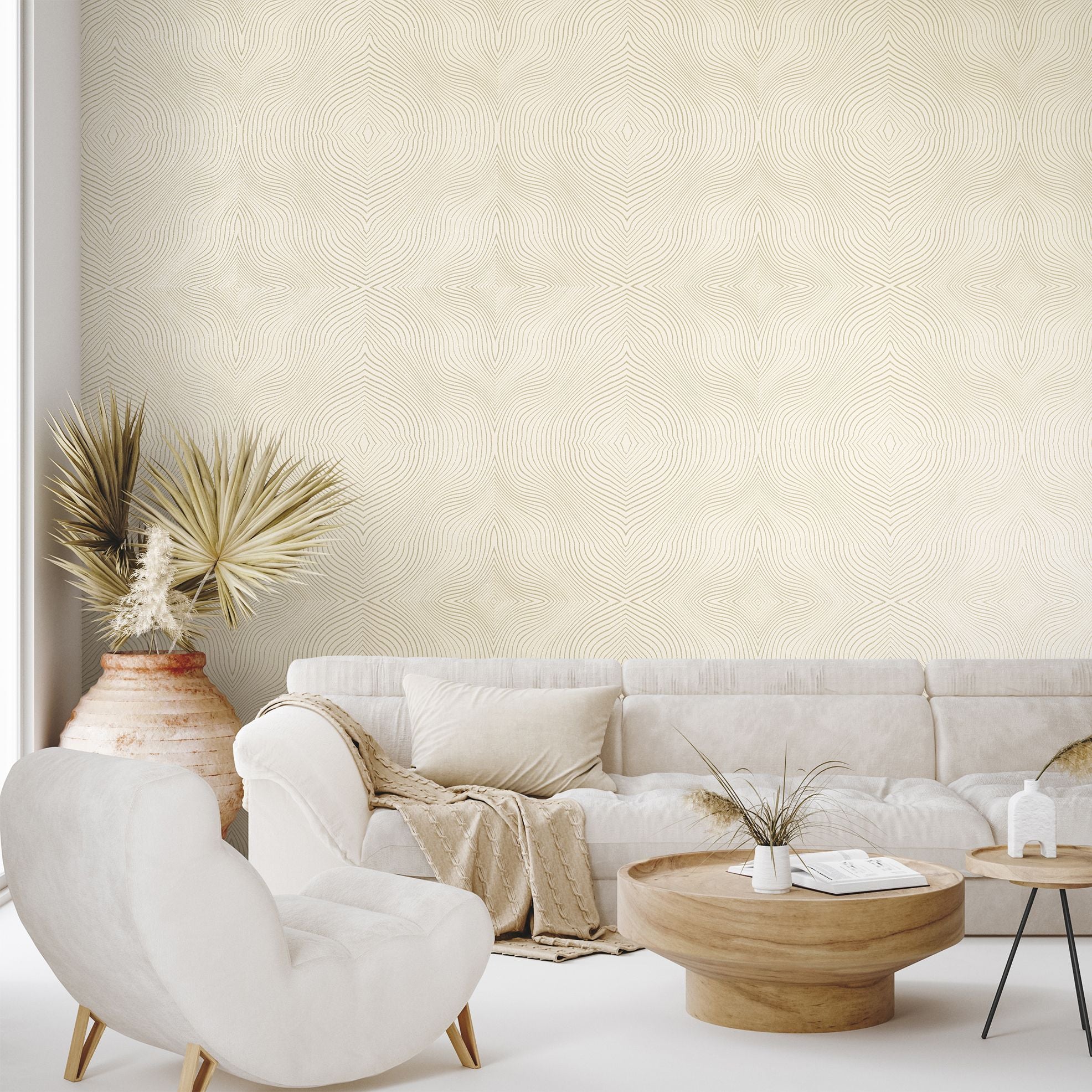 Slow Living - Flow geometric wallpaper Hohenberger    