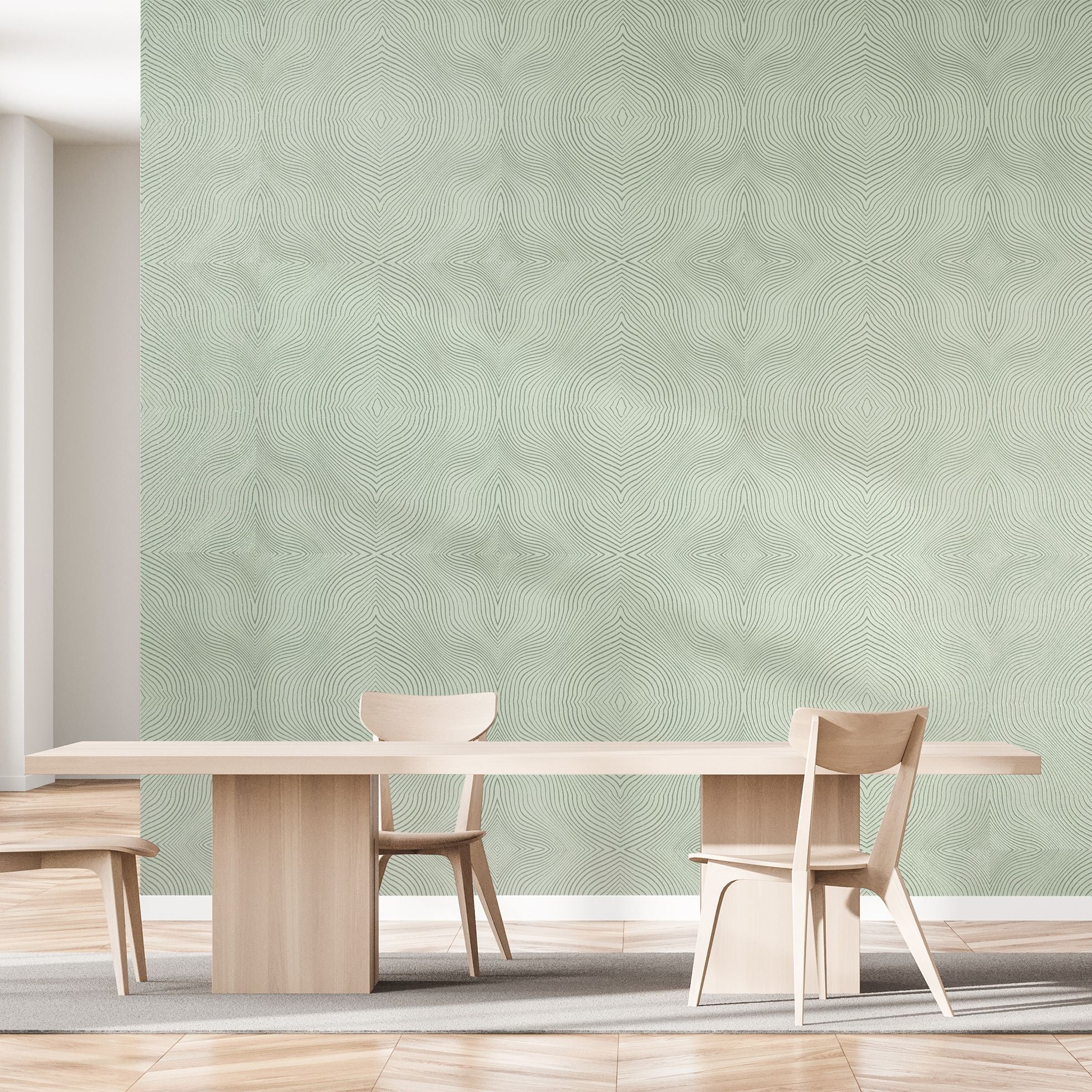 Slow Living - Flow geometric wallpaper Hohenberger    