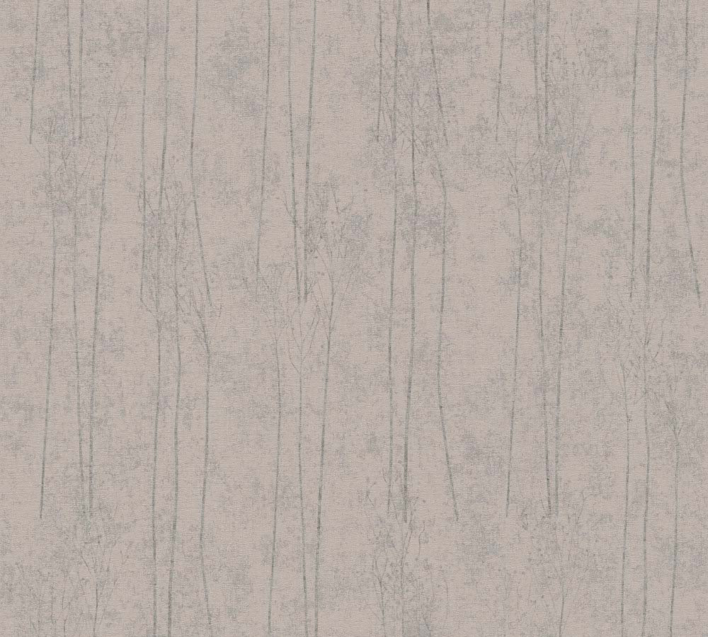 Hygge 2 -  Tall Grass botanical wallpaper AS Creation Roll Grey  386145