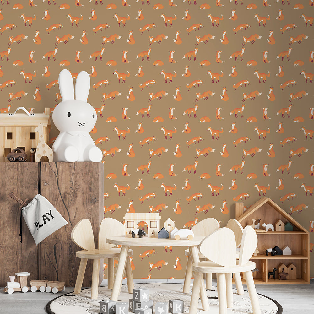 Great Kids - Friendly Foxes kids wallpaper Hohenberger    