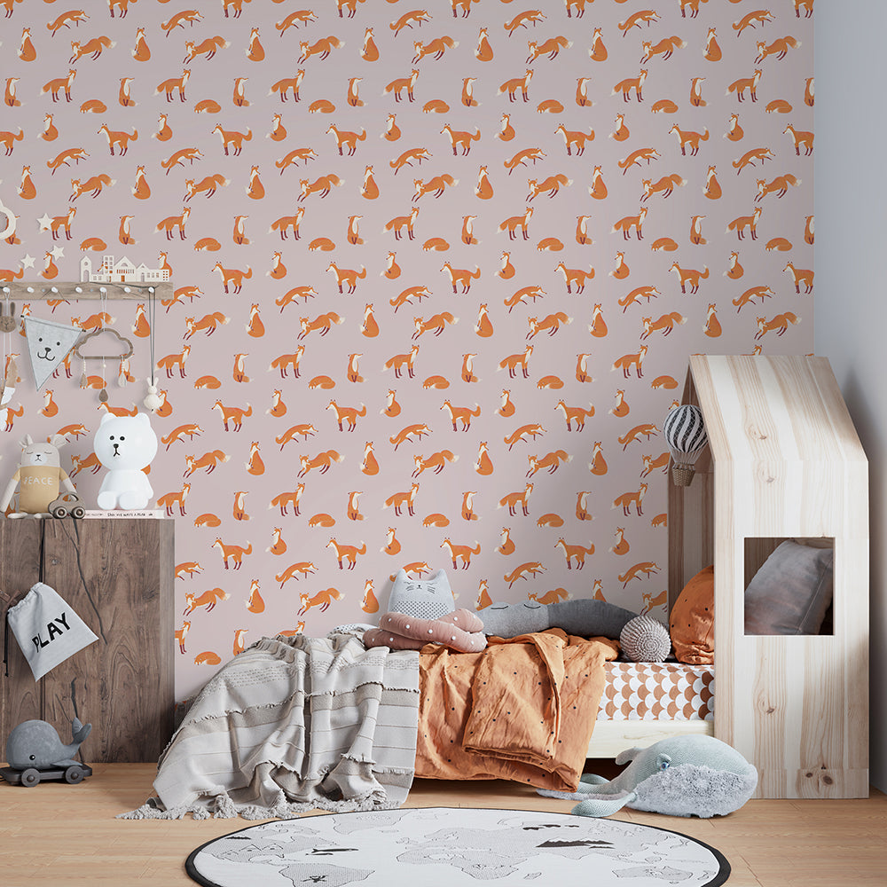 Great Kids - Friendly Foxes kids wallpaper Hohenberger    
