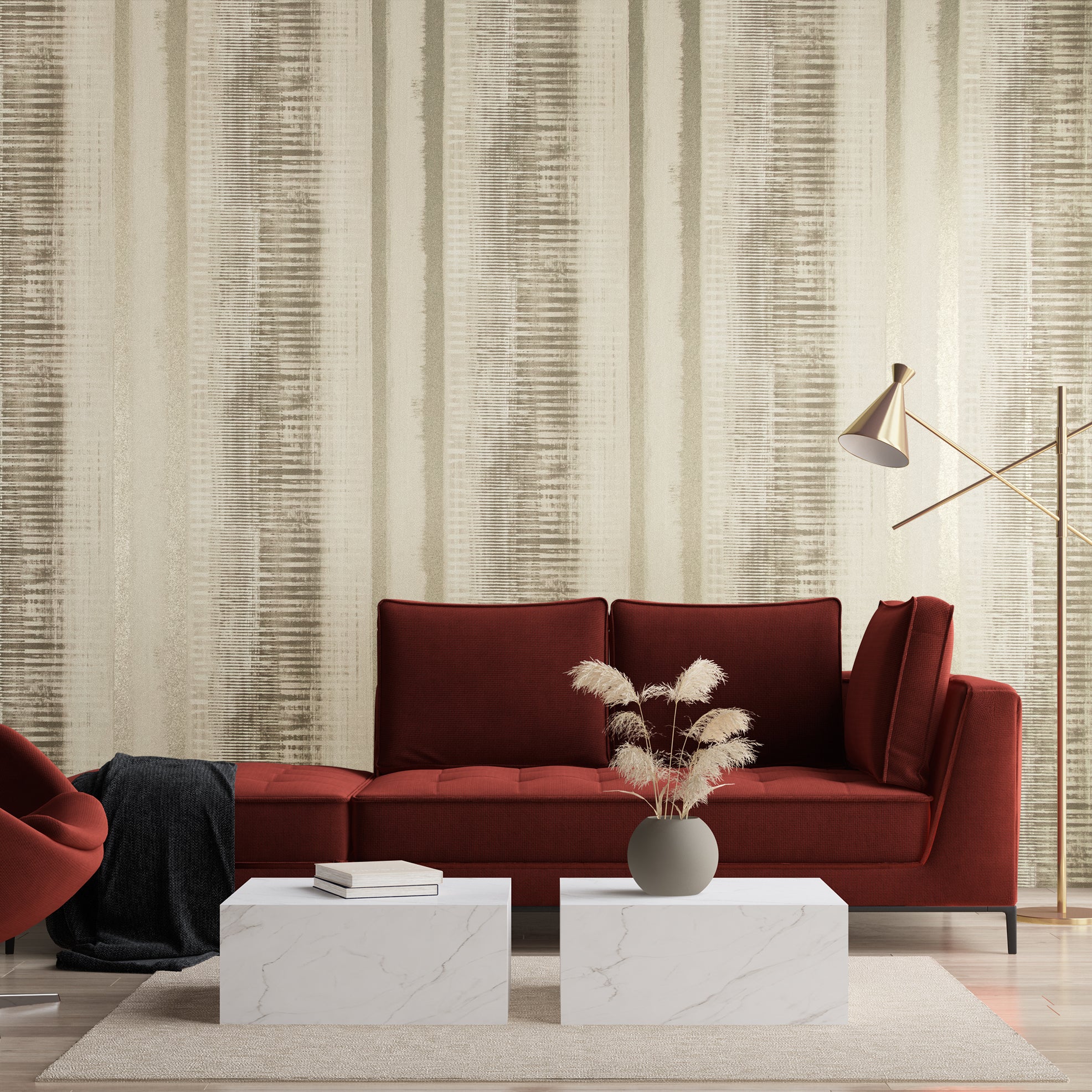 Adonea - Hermes stripe wallpaper Hohenberger    