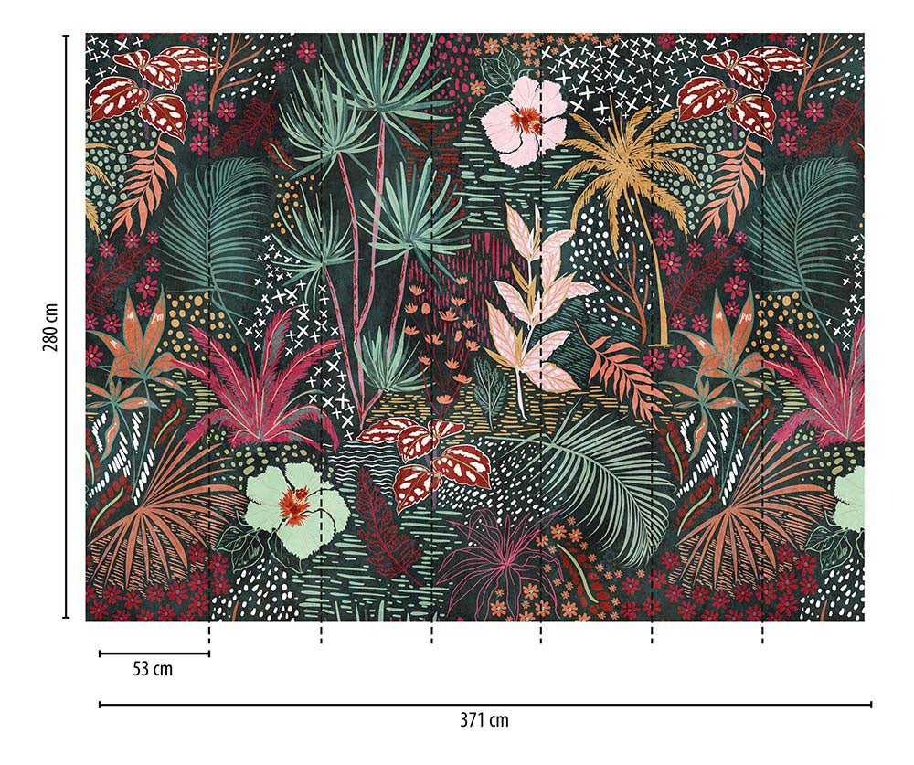 The Wall - Hibiscus smart walls AS Creation    