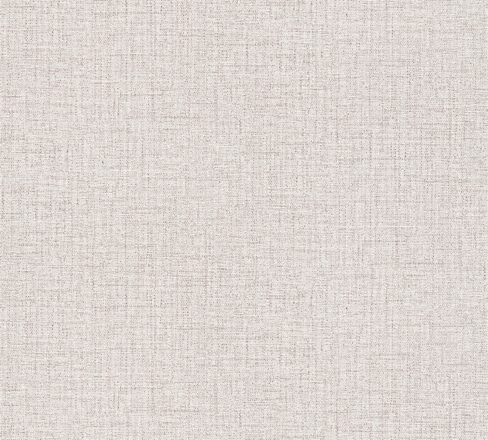 Desert Lodge - Linen Texture plain wallpaper AS Creation Roll Light Grey  385281