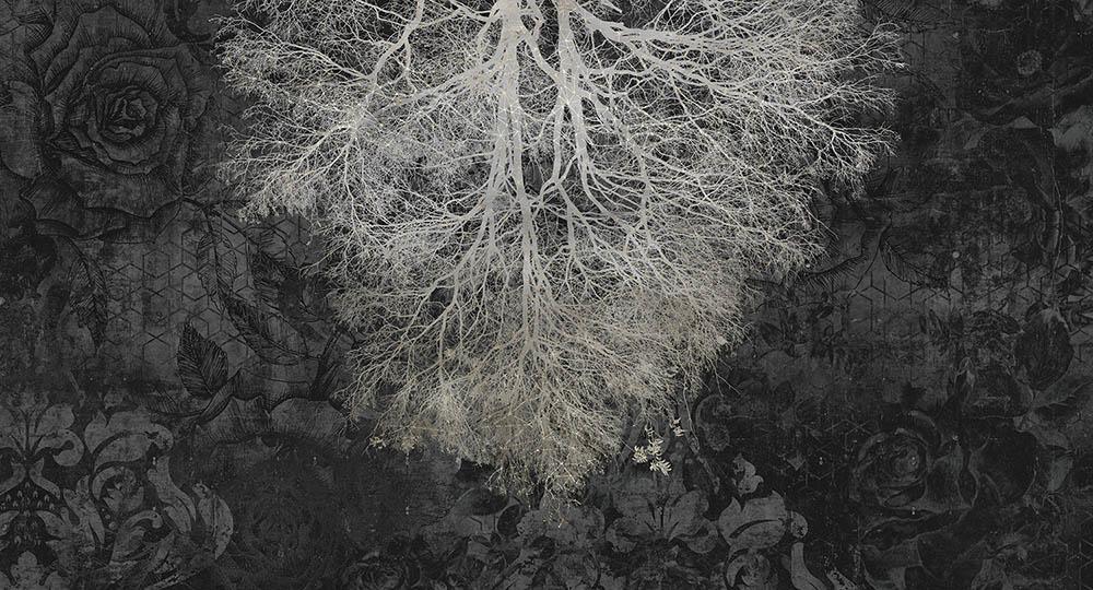 Cobalt - Expansion Theory digital print Muance Charcoal   MU12032