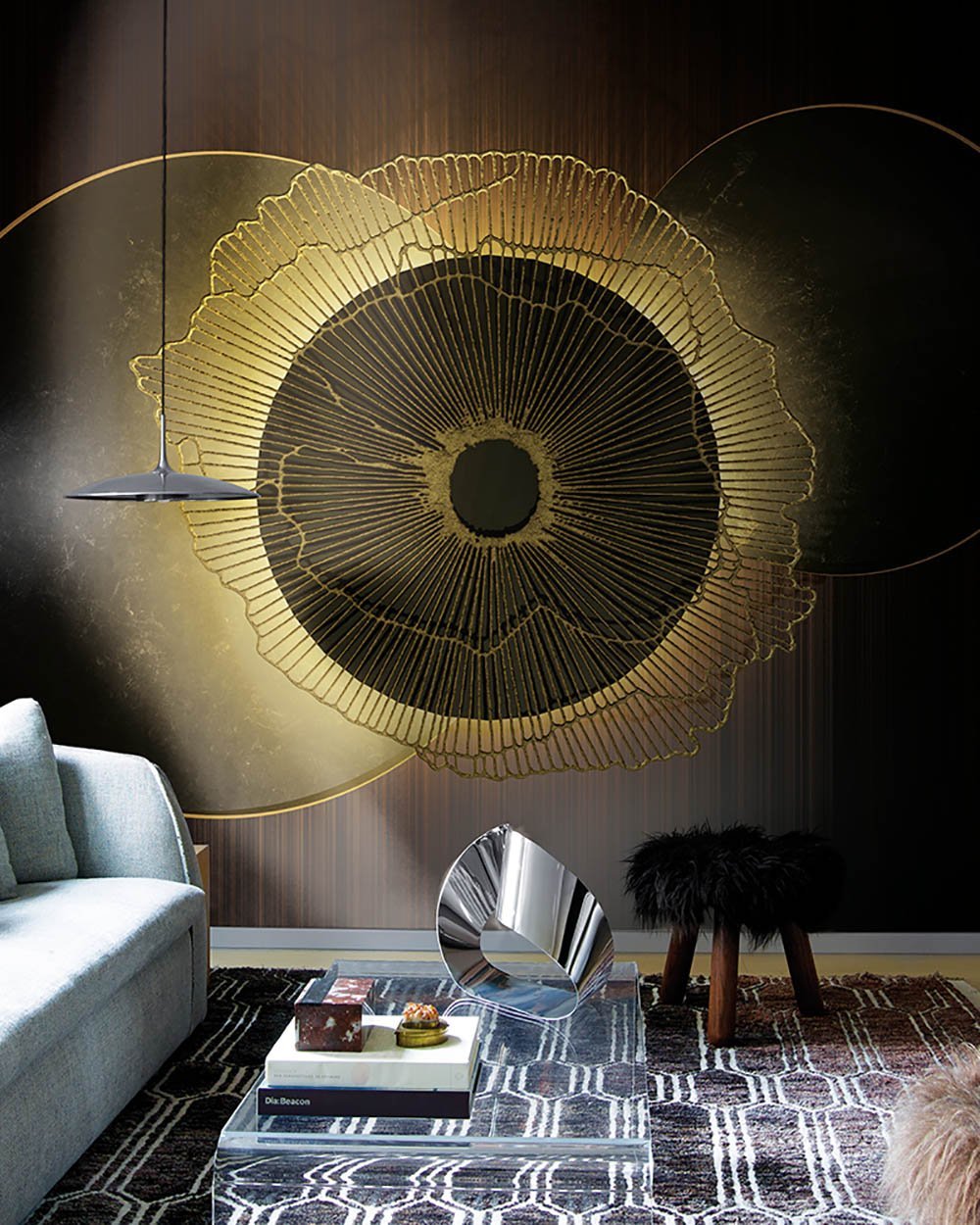 Cobalt - Atlas Obscura digital print Muance    