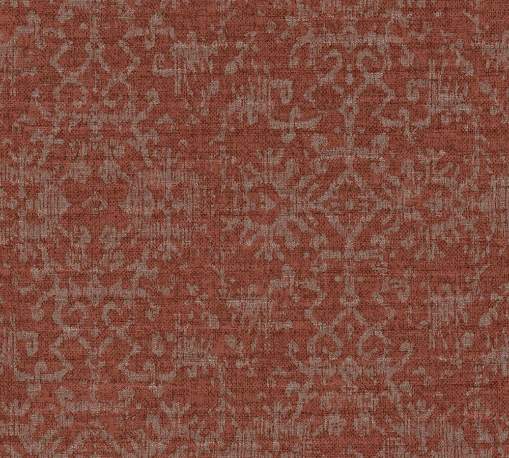 Desert Lodge - Moroccan Motif damask wallpaper AS Creation Roll Light Brown  385211