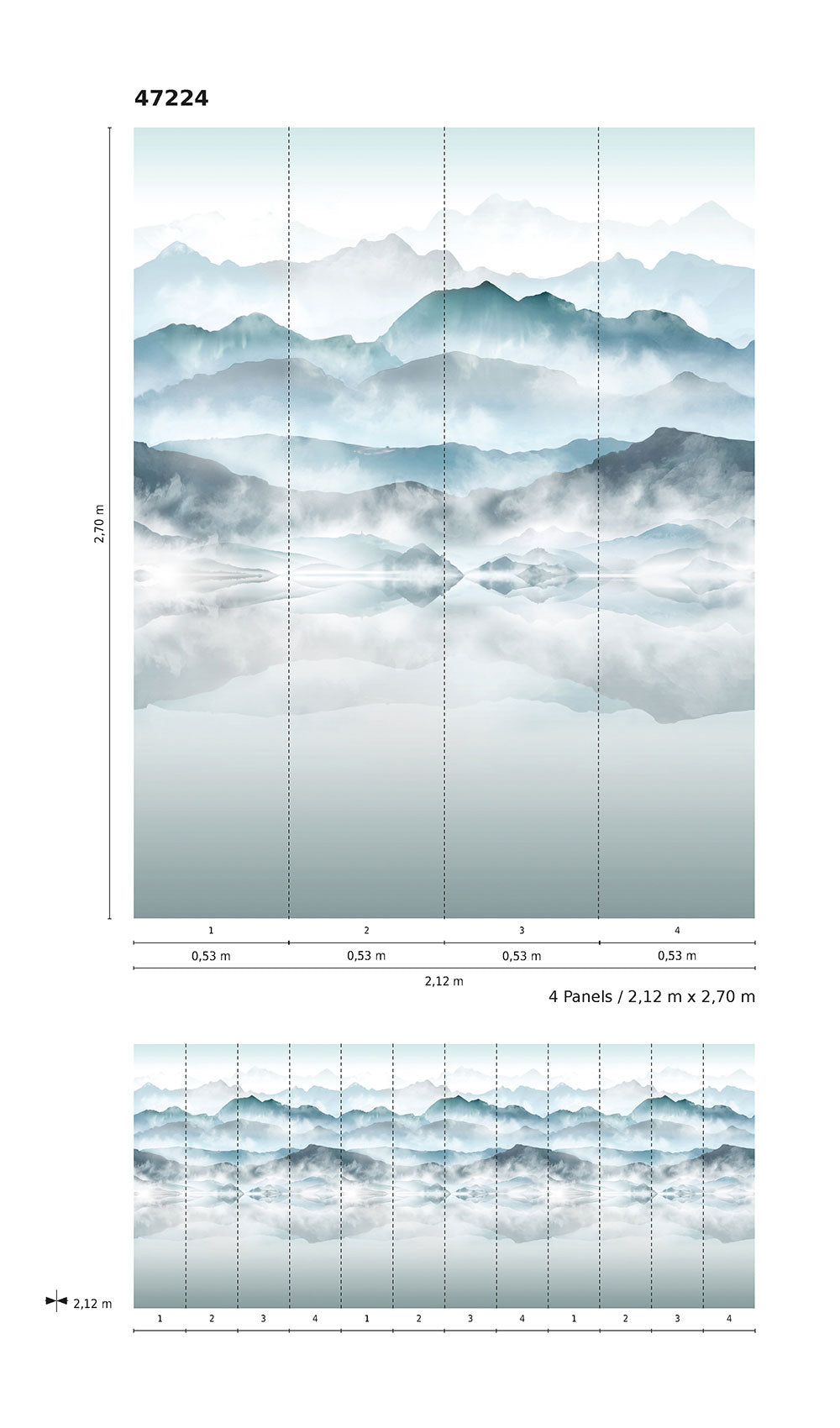 Smart Art Easy - Mountain Mist smart walls Marburg    