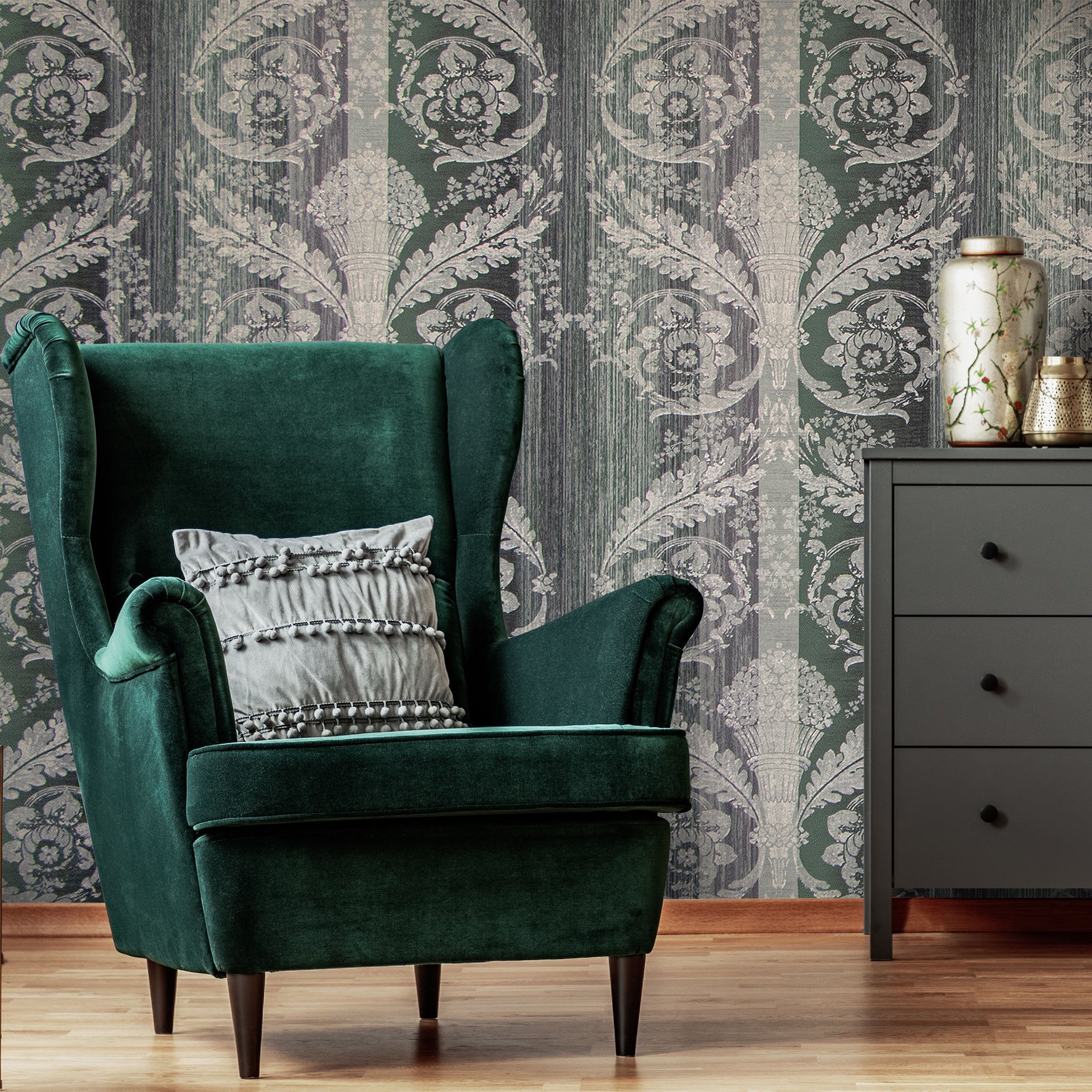 Adonea - Nerites damask wallpaper Hohenberger    