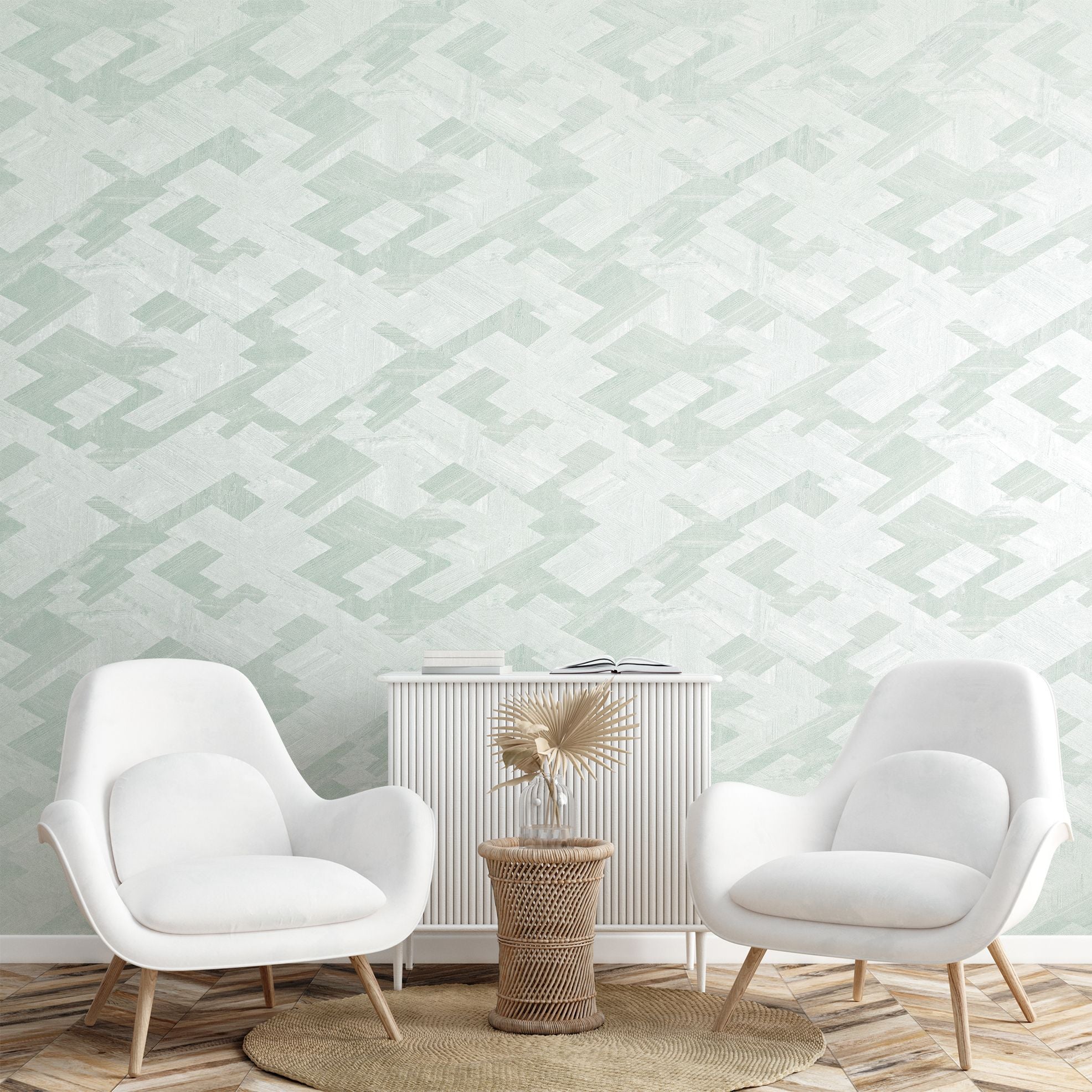 Slow Living - Senses geometric wallpaper Hohenberger    