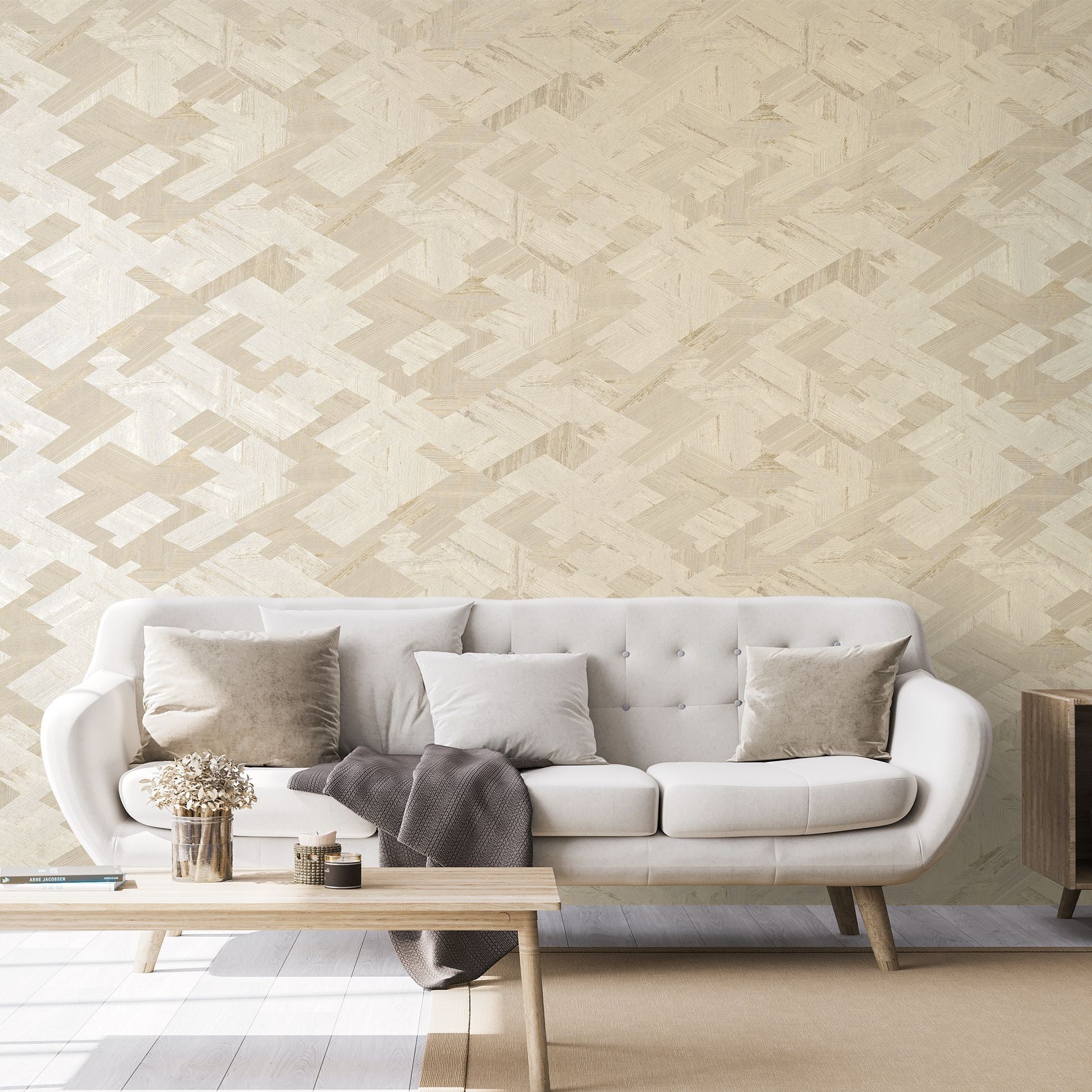 Slow Living - Senses geometric wallpaper Hohenberger    