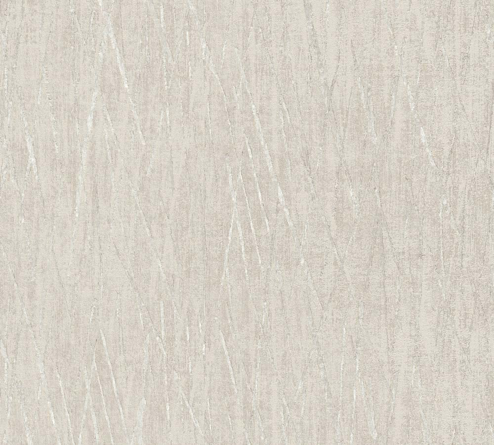 Hygge 2 -  Shimmer Lines stripe wallpaper AS Creation Roll Light Beige  385984