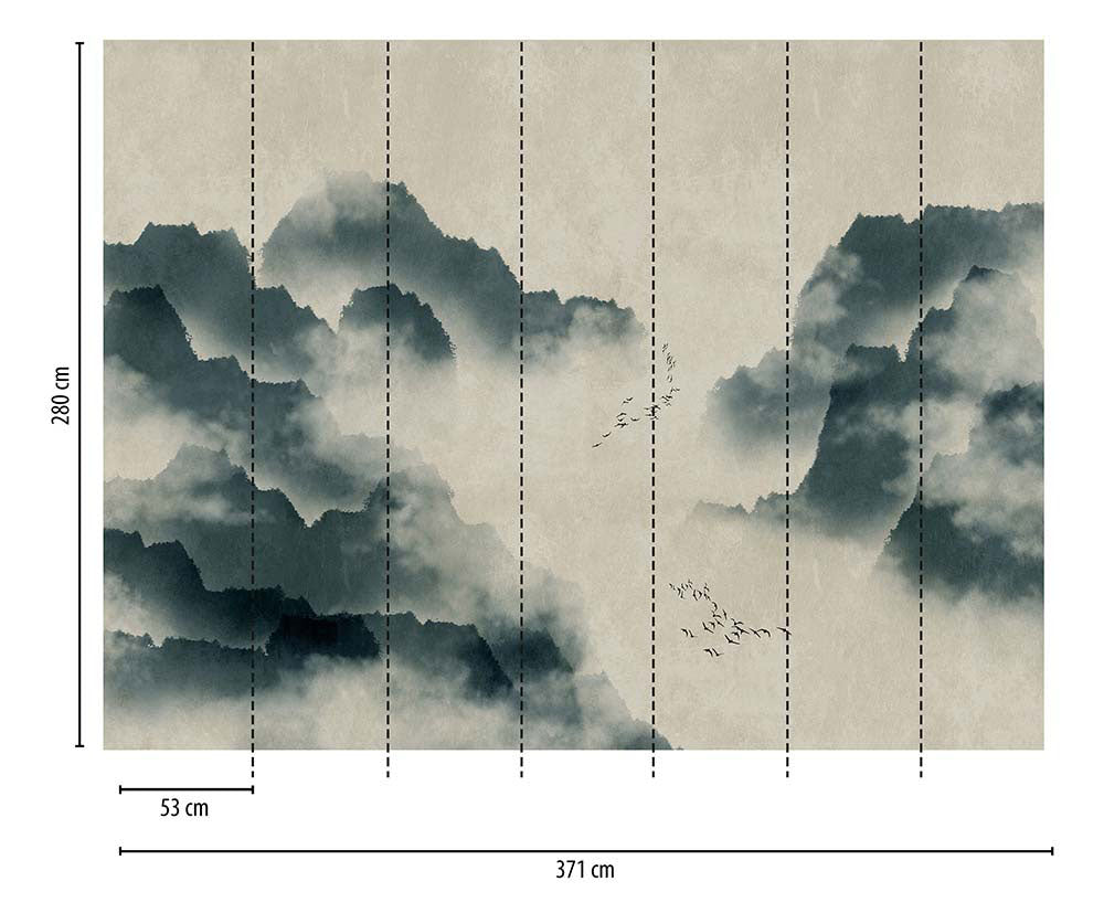 The Wall - Storm Clouds smart walls AS Creation    
