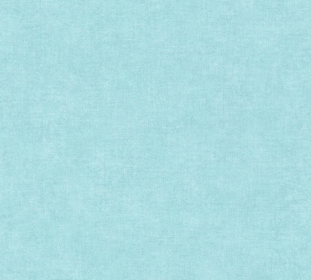 Desert Lodge - Linen Look plain wallpaper AS Creation Roll Blue  367209