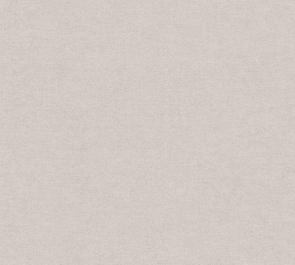 Desert Lodge - Linen Look plain wallpaper AS Creation Roll Grey  367214