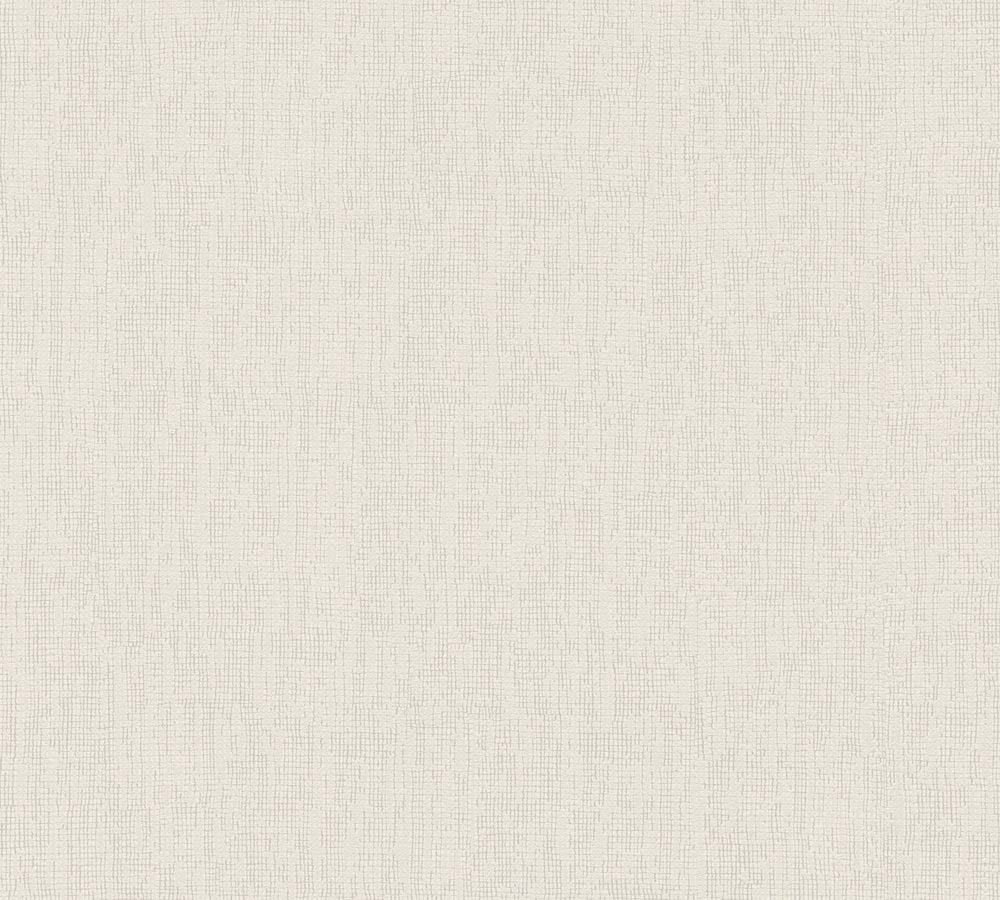Hygge 2 - Coarse Wool Look plain wallpaper AS Creation Roll Light Grey  385992