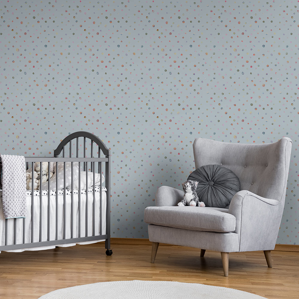 Great Kids - Watercolor Dots kids wallpaper Hohenberger    