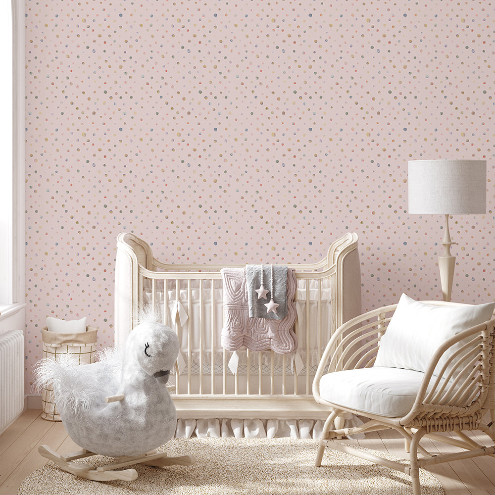 Great Kids - Watercolor Dots kids wallpaper Hohenberger    