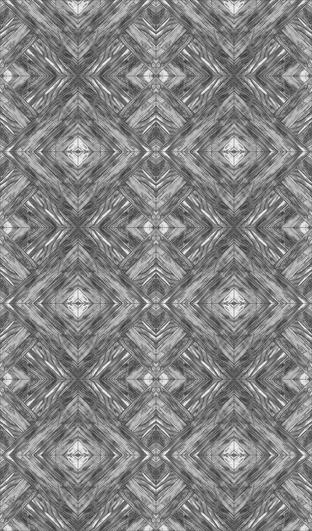 Smart Art Easy - Wooden Diamonds smart walls Marburg Grey   47250