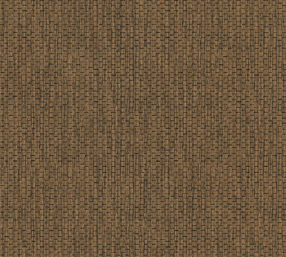 Hygge 2 -  Seagrass Look bold wallpaper AS Creation Roll Brown  386126
