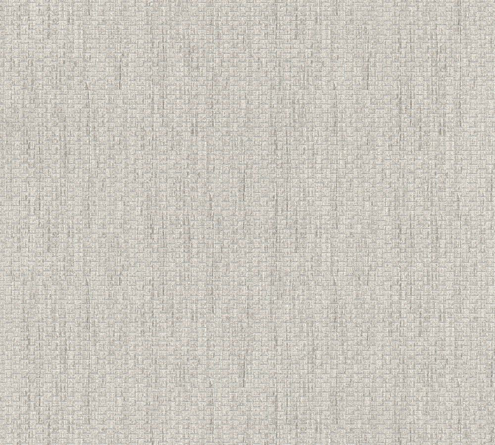 Hygge 2 -  Seagrass Look bold wallpaper AS Creation Roll Grey  386122