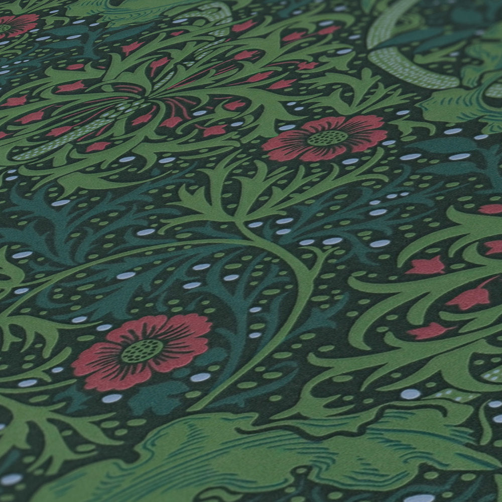 Art of Eden - Tendril Blossoms botanical wallpaper AS Creation    