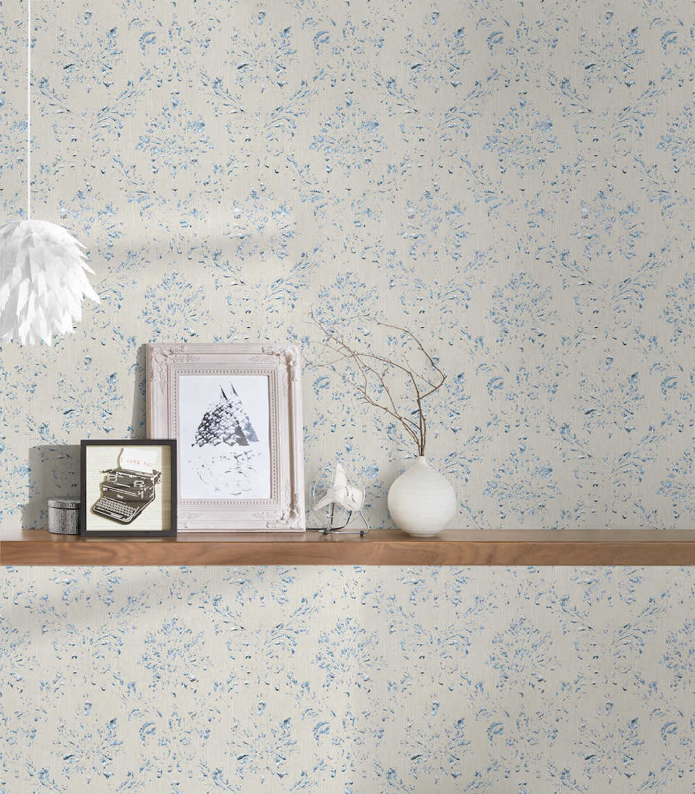 Metallic Silk textile wallpaper AS Creation    