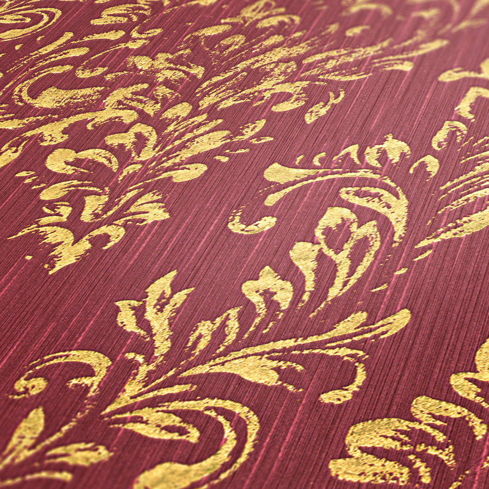 Metallic Silk textile wallpaper AS Creation    