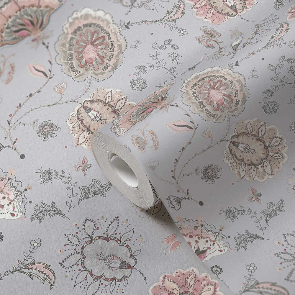 House of Turnowsky - Funky Floral  Leaves botanical wallpaper AS Creation    