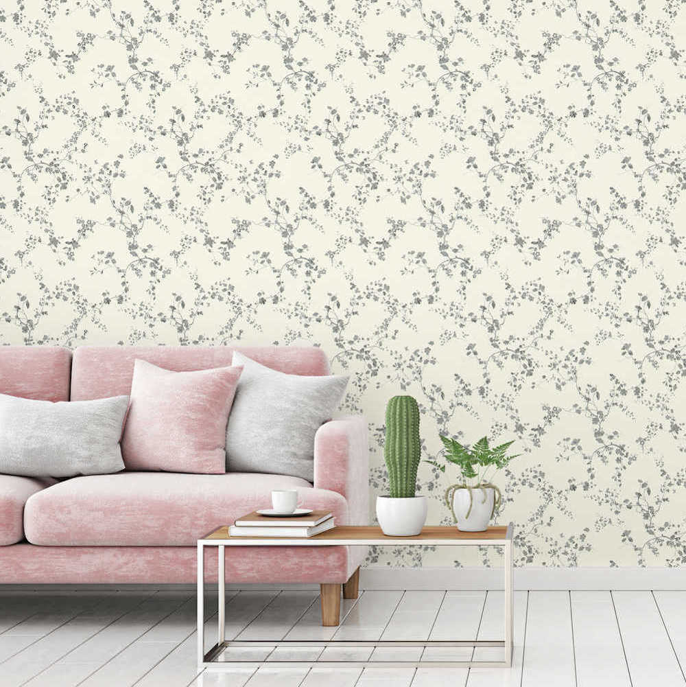 Metropolitan Stories - Country Flowers botanical wallpaper AS Creation    